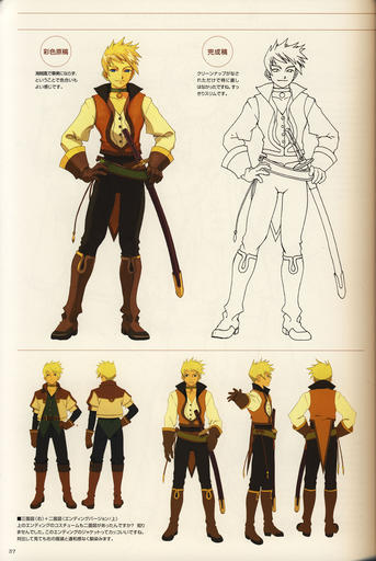 Tales of the Abyss - [ArtBook] Tales of the Abyss Illustrations - Kosuke Fujishima's Character Works