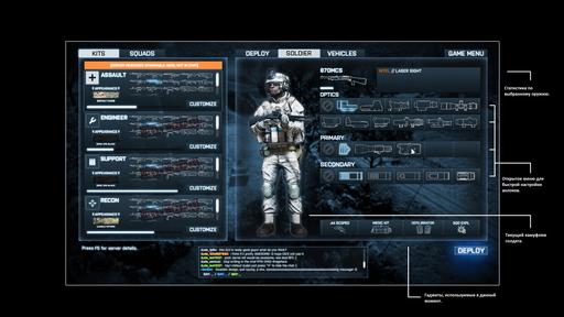 Battlefield 3 - Концепт нового интерфейса