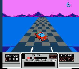 Ретро-игры - Road Blasters (NES) - аркадные гонки со стрельбой, портированные с Atari System 1