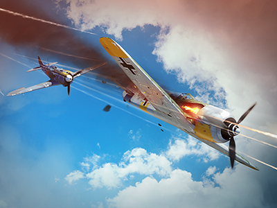 War Thunder - Дуэли в небе «Лавочки» против «Фок»