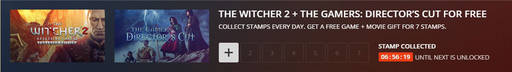 Цифровая дистрибуция - THE WITCHER 2 + THE GAMERS: DIRECTOR’S CUT FOR FREE